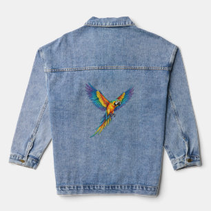 Papagei Jeansjacke