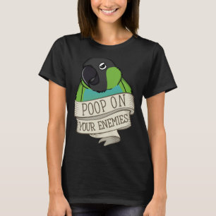 Papagei Kacke auf deinen Feinden in Nanday Conure T-Shirt