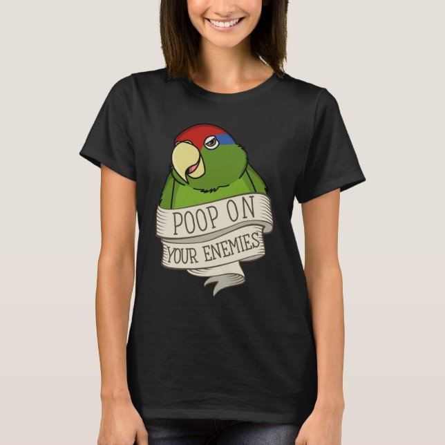 Papagei Kackte auf deinen Feinden I mexikanisches  T-Shirt (Vorderseite)
