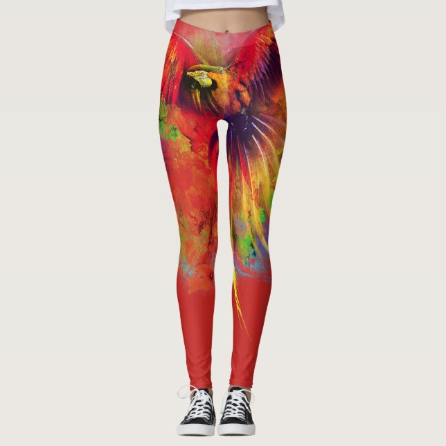 Papagei Leggings (Vorderseite)