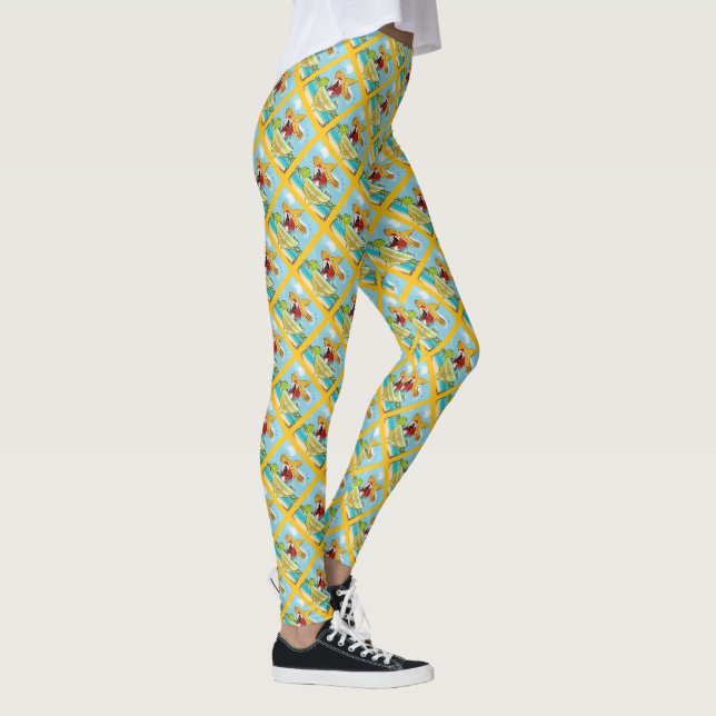 Papagei Leggings (Rechts)