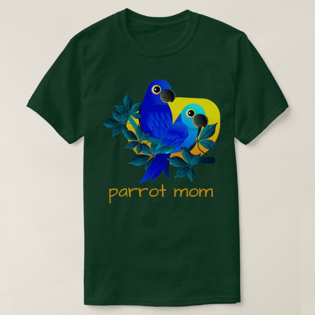 Papagei-Mama 14 T-Shirt (Design vorne)