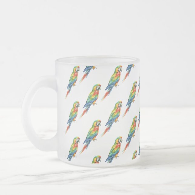 Papagei Mattglastasse (Links)