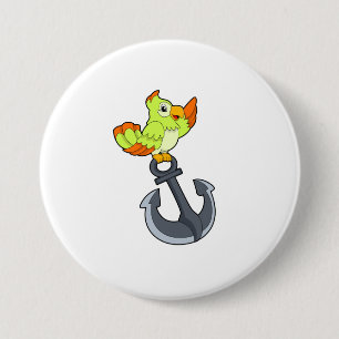 Papagei mit Anchor Button