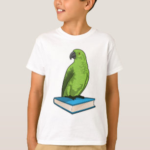 Papagei mit Buch T-Shirt