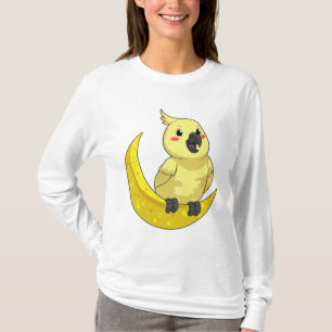 Papagei mit Mond T-Shirt