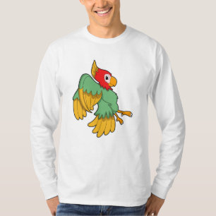 Papagei mit rotem Kopf T-Shirt