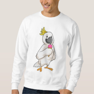 Papagei mit Waffeleis Sweatshirt