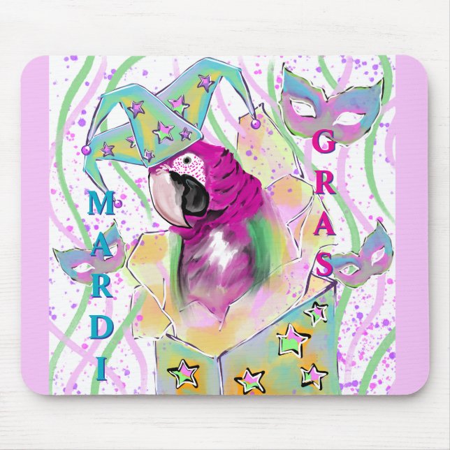 Papagei Mousepad (Vorne)