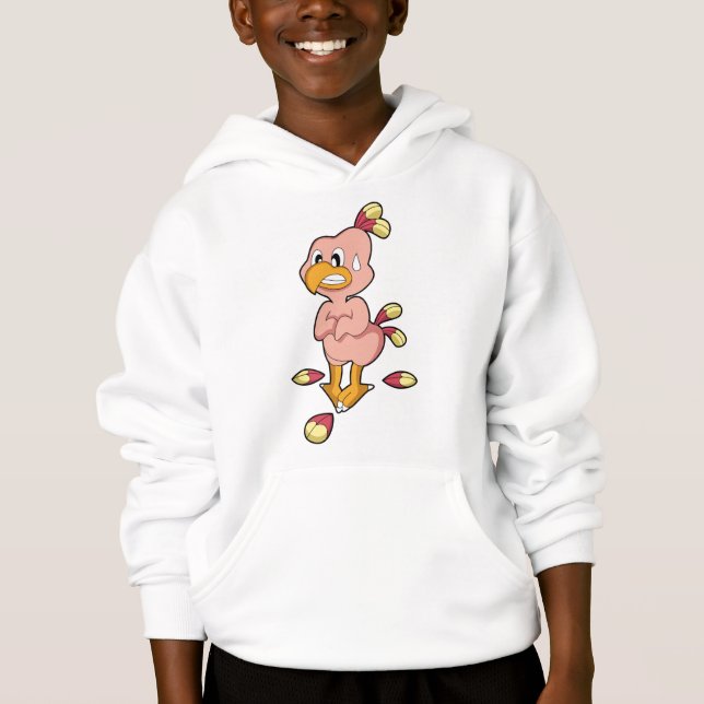 Papagei ohne Feathers.PNG Hoodie (Vorderseite)
