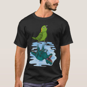 Papagei & Rex Reflektion I Gelbnackter Amazonas T-Shirt