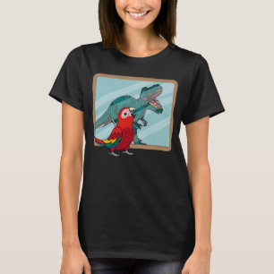 Papagei & Rex Reflektion I Scarlet Macaw T-Shirt