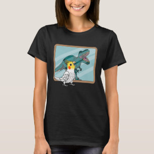 Papagei & Rex Reflexion I Lutino Nymphensittich T-Shirt