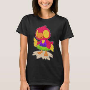 Papagei Schwimm Schwimmhilfe Aufblasbar Sommer T-Shirt