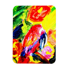 Papagei Sommerfreude Magnet