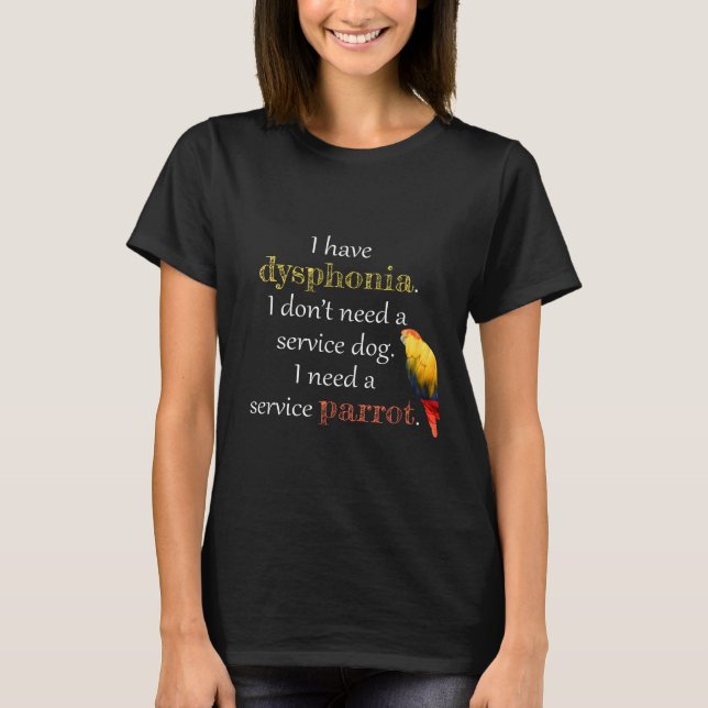 Papagei T-Shirt (Vorderseite)