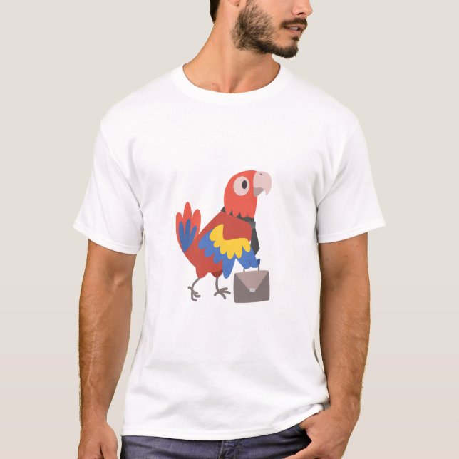 Papagei-T - Shirt (Vorderseite)