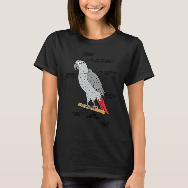 Papagei T-Shirt (Vorderseite)
