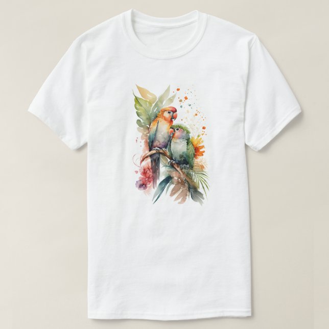 Papagei-T - Shirt (Design vorne)