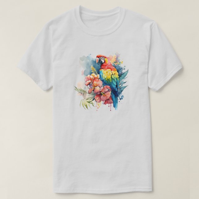 Papagei-T - Shirt (Design vorne)