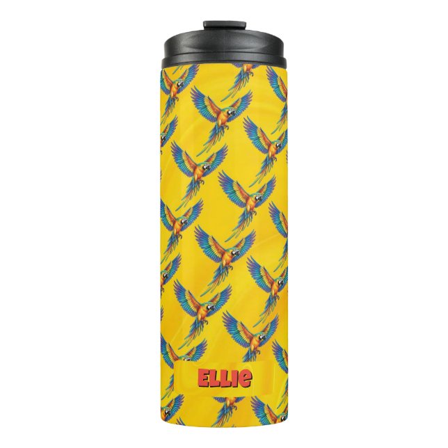 Papagei Thermosbecher (Vorderseite)