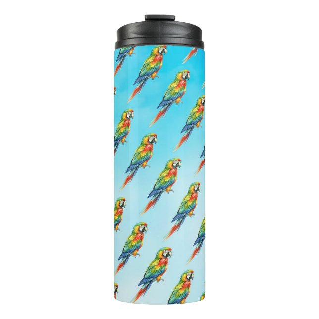Papagei Thermosbecher (Vorderseite)