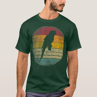 Papagei Tropische Strandinsel Vintage Retro 70er 8 T-Shirt