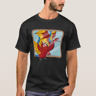 Papagei und Drachen Reflektion I Scarlet Macaw 1 T-Shirt