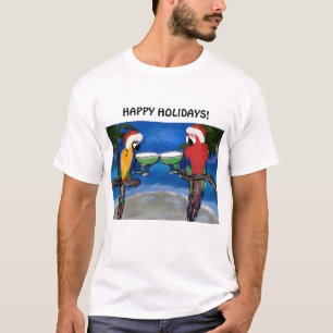 Papagei Weihnachtsmann T-Shirt