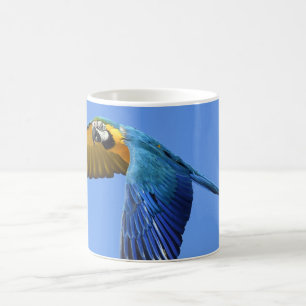 Papagei Weiße Kaffeetasse