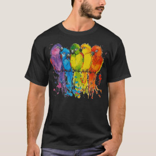Papagei zum Shirt, Papageienjunge, Papageienmädche T-Shirt