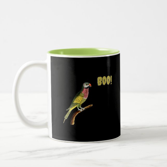 Papagei Zweifarbige Tasse (Links)