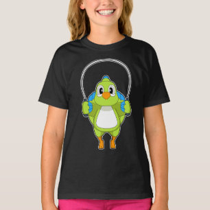 Papageien-Fitness-Seil Sport T-Shirt