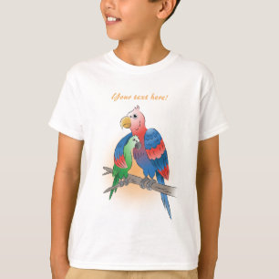 Papageien Frohen Muttertag T-Shirt