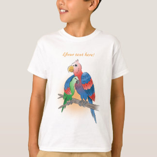 Papageien Frohen Muttertag T-Shirt