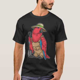 Papageien Gärtner Schaufel Garten T-Shirt