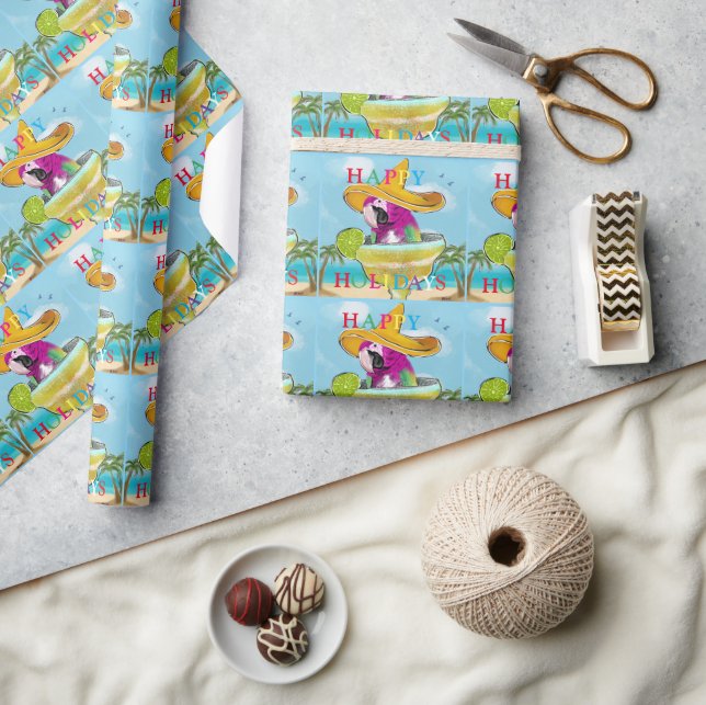 PAPAGEIEN  GESCHENKPAPIER (Kunsthandwerk)