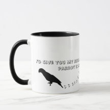 Papageien-Liebhaber-Tasse
