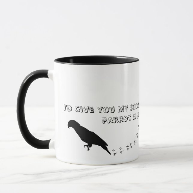 Papageien-Liebhaber-Tasse Tasse (Links)