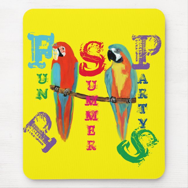 PAPAGEIEN MOUSEPAD (Vorne)