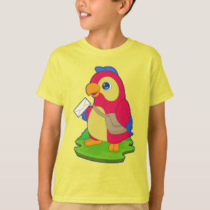 Papageien Postbote Brief T-Shirt