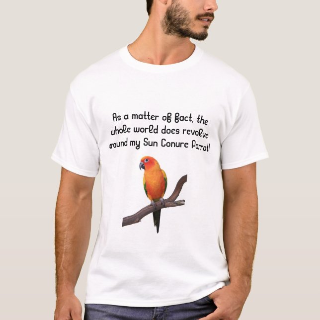 Papageien-T - Shirt Sun Conure (Vorderseite)