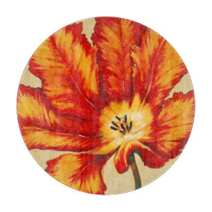 Papageien-Tulpe II Schneidebrett
