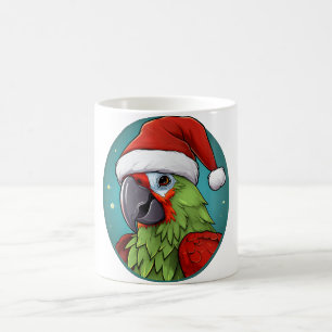 Papageien Weihnachten Kaffeetasse