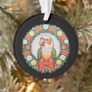 Papageien-Weihnachtskranz Grünwangensittich Weihna Ornament