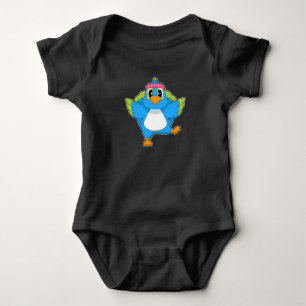 Papageien Yoga Fitness Gymnastik Baby Strampler