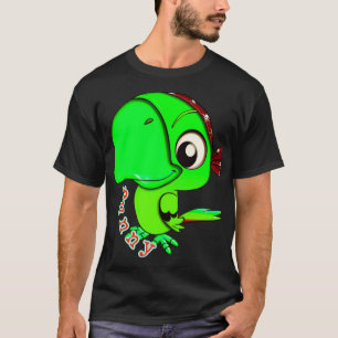 Papageienaufkleber mit lustigen Papageien hell c T-Shirt