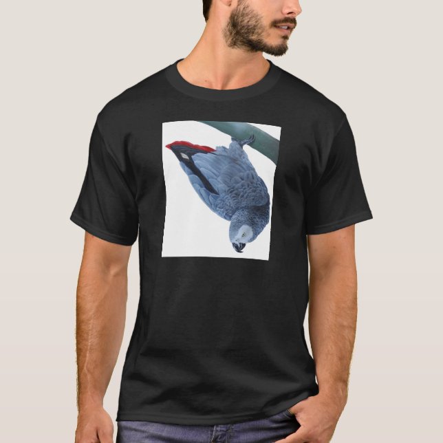 Papageiengeschenke des afrikanischen Graus T-Shirt (Vorderseite)