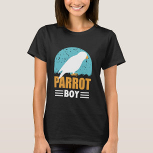 Papageienjunge Niedliche Papageien T-Shirt