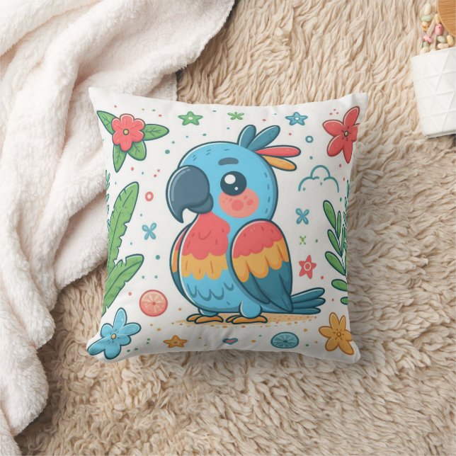 Papageienkissen Kissen (Decke)